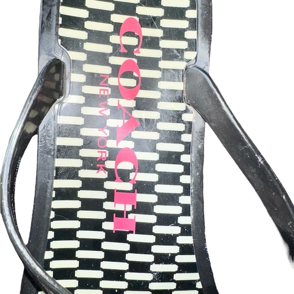 Coach Landon Thong Jelly Flip-Flop Sandals, Sz 7 - Picture 5 of 5